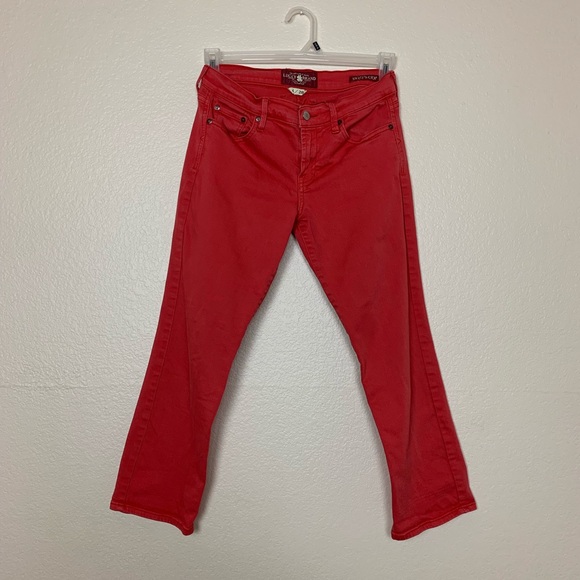 Lucky Brand Pants - Lucky Brand Vintage | Coral Sweet N’ Crop Jeans